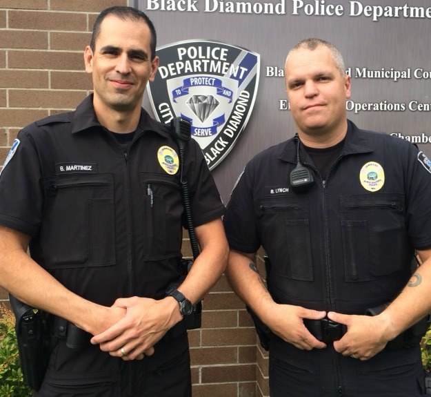 Black Diamond Sgt. Brian Martinez and Sgt. Brian Lynch