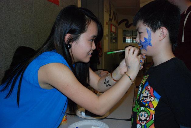 Face painting was just one of the offered activities at the annual Kent Area Cherry Blossom Festival at Kentlake High School on March 29.