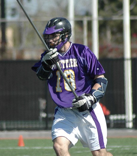 Tahoma High graduate Daniel Aas in at defenseman for Whittier College in a 2007 game against Chapman University.