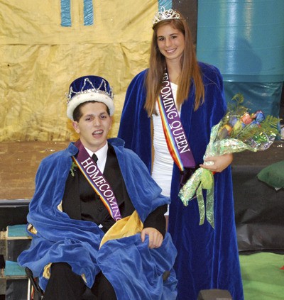Zachary Lystedt is the Tahoma High homecoming king and Mande McKinney homecoming queen.