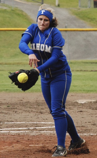 Tahoma senior Kim Reese-White capped off the final game of the regular season with five-inning no-hitter over Kent-Meridian on Tuesday.