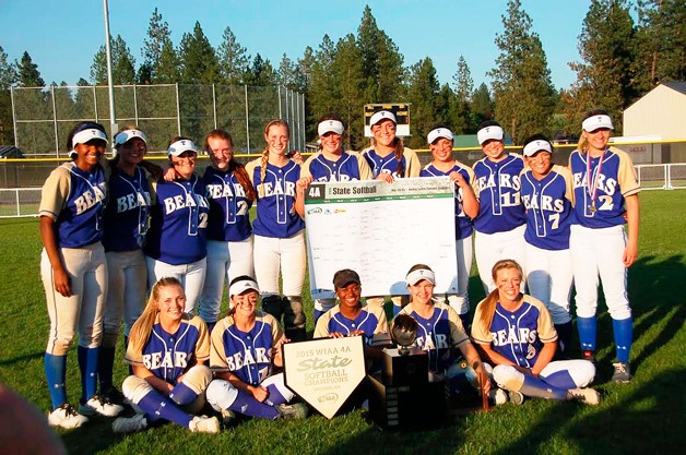 The Tahoma Bears  won the 2015 4A state fastpitch title Saturday beating Richland 9-1 at the  Merkel Sports Complex in Spokane.