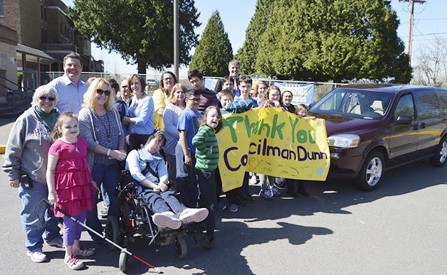 Tahoma Middle School's SAIL program received a retired Metro Vanpool Van on March 30.