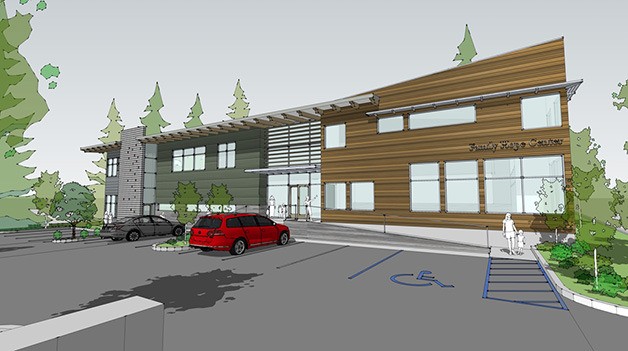 This image depicts what the Family Hope Center should look like when construction is complete.