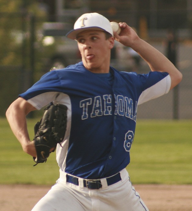 Tahoma's Spencer Hobson will be pitching again for the Bears this season as the squad hopes to make another playoff run.