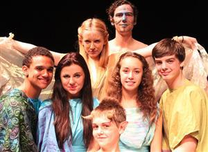 Members of the Kentwood drama cast for A Midsummer Night's Dream.