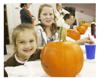 Sofia Gomez and Avery Parker joined other kids in Covington’s Timberlane neighborhood for a pumpkin painting party Oct. 16 at the community clubhouse. More photos from this event and others are available for viewing and print orders in the Reporter’s online edition.