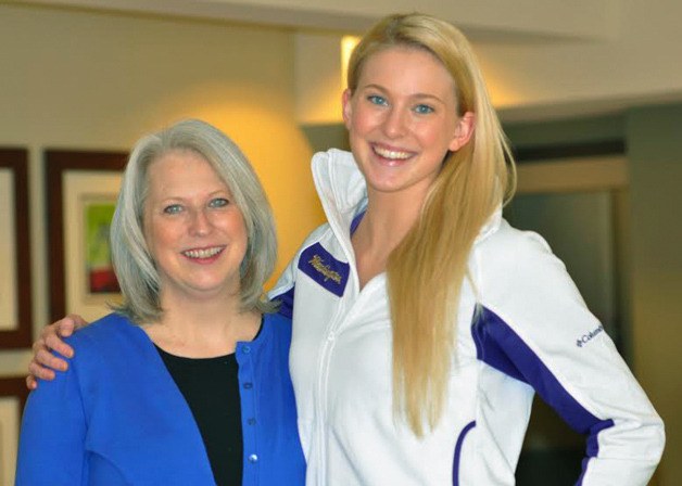 Ann and Katie Collier pose for a photo together. The mother-daughter duo both beat cancer.