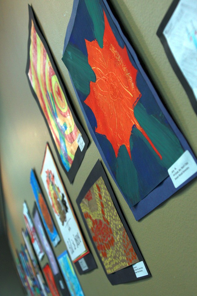 A total of 656 pieces of student art will be on display at 19 businesses around Covington and at City Hall until Friday