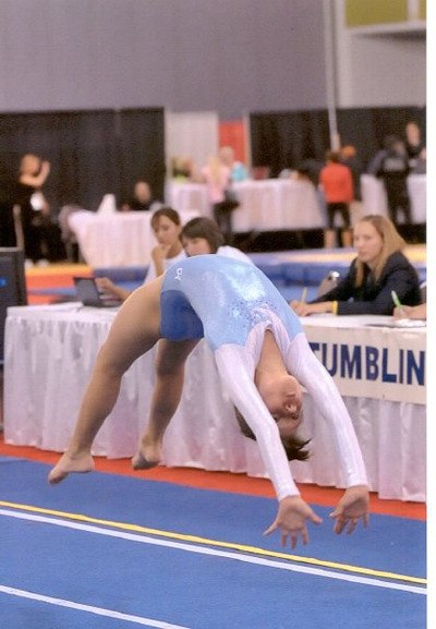 Summit Gymnastics of Maple Valley held their first home tumbling and trampoline meet of the season.