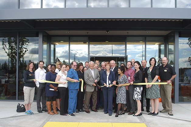 The ribbon was cut at the new Valley Medical Center primary and urgent care in Maple Vally on July 24. The clinic is set to open Aug. 4.