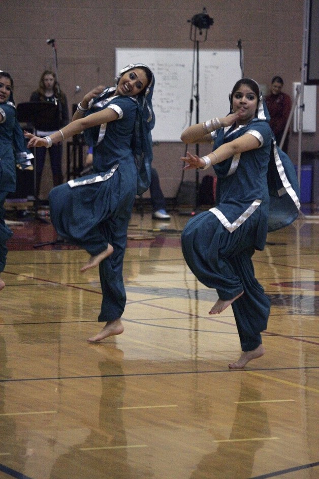 Students from Kentlake High School performed various dances as part of the school's assembly honoring Martin Luther King