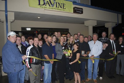 The DaVine wine bar celebrated a ribbon cutting and open house event Dec. 16.