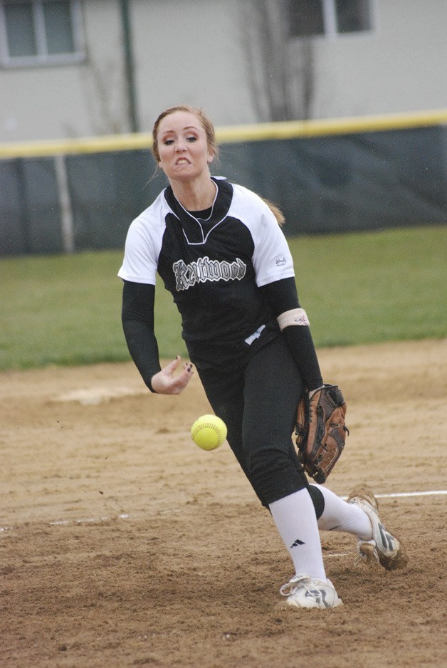 Kentwood’s Bethany Pfaff is one of six seniors returning to the team this year.