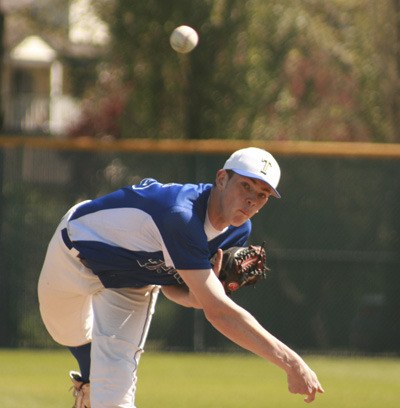 Chris Kerwood threw into the seventh inning for the win Saturday over Emerald Ridge at the South Puget Sound League playoffs at Kent Memorial.