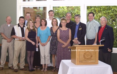 Maple Valley Rotary incoming board members. Front row from left to right are Erin Sipila