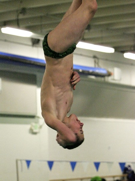 Kentwood's Jesse Dehnert has only been diving for two years but is already one of the school's best. He will compete Friday and Saturday at the 4A State Swim and Dive Championships at the King County Aquatic Center in Federal Way.