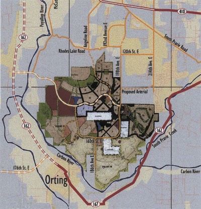 The Cascadia Project is located south of Bonney Lake and the employment-based community design plans for 6