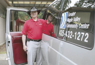 Rich Taylor is one of the drivers of a van that Greater Maple Valley Community Center makes available – for a small fee – to take seniors to appointments and stores.