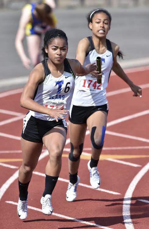 The Tahoma 4x100 relay team took first and the 4X200 took second. The runners were Tierra Wilson
