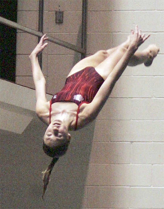 Former gymnast takes a splash at diving, heads team as captain