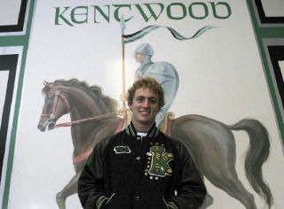 Kentwood’s Nick Zografos is part of a rare breed these days: a three-sport standout. Zografos will graduate from Kentwood with 10 varsity letters in his prep career. This past school year