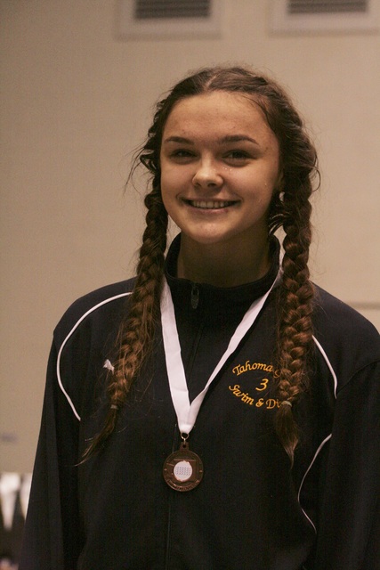 Lindsey Hanger brings home bronze for Bears | 4A State Swim