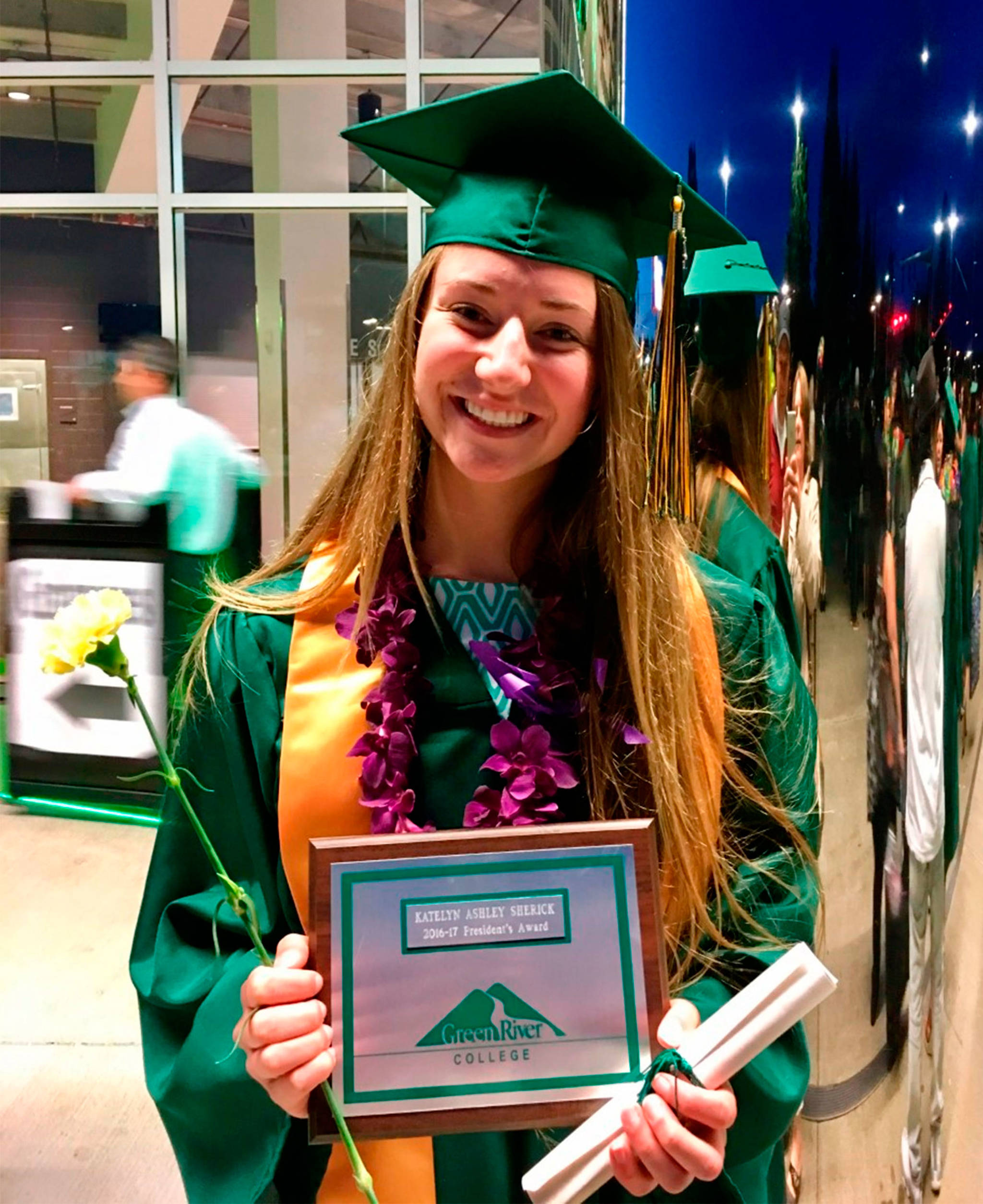 Tahoma graduate receives highest honor at Green River College
