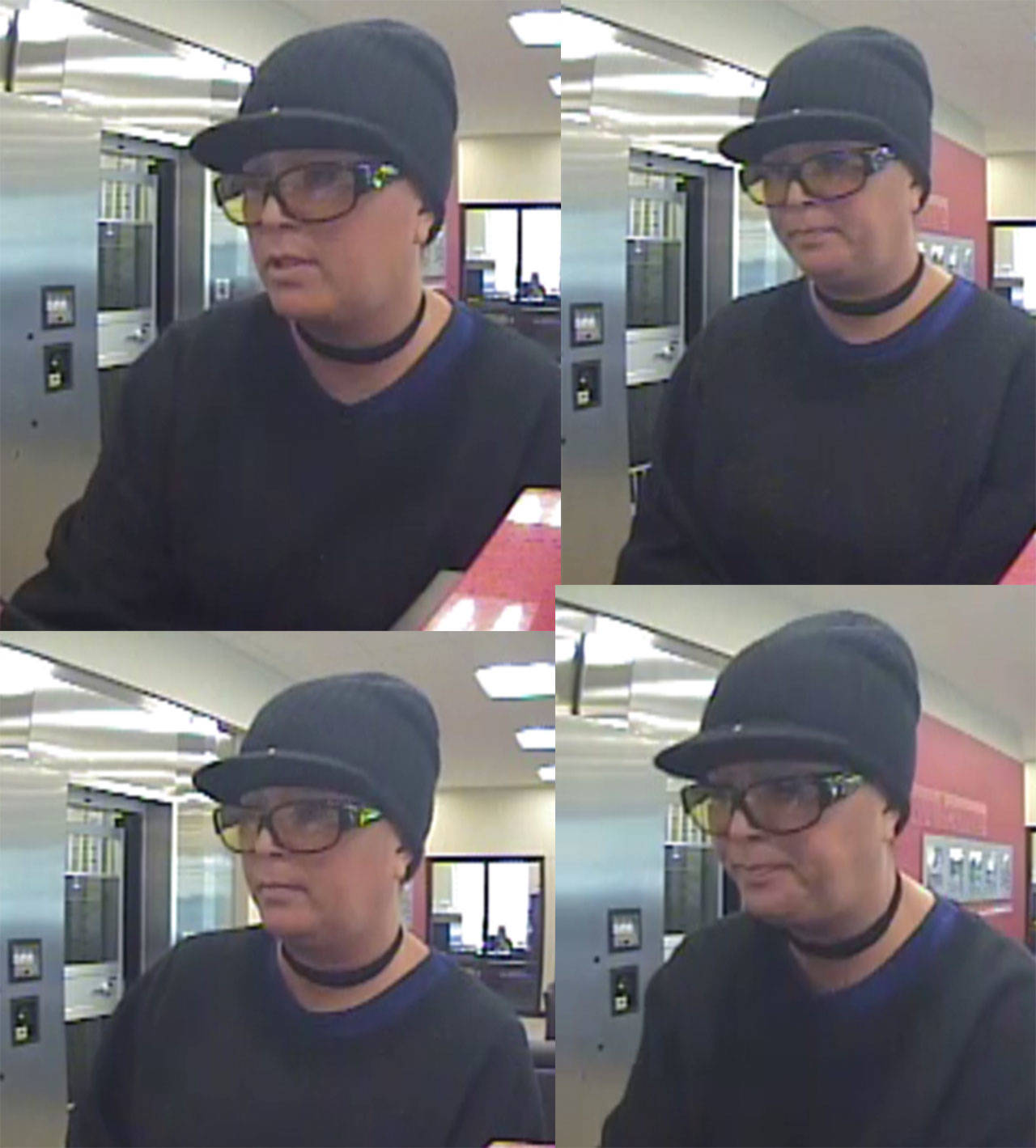 King County Sheriff’s Office is looking for this suspect who allegedly robbed a KeyBank in Maple Valley Aug. 25. Courtesy photo