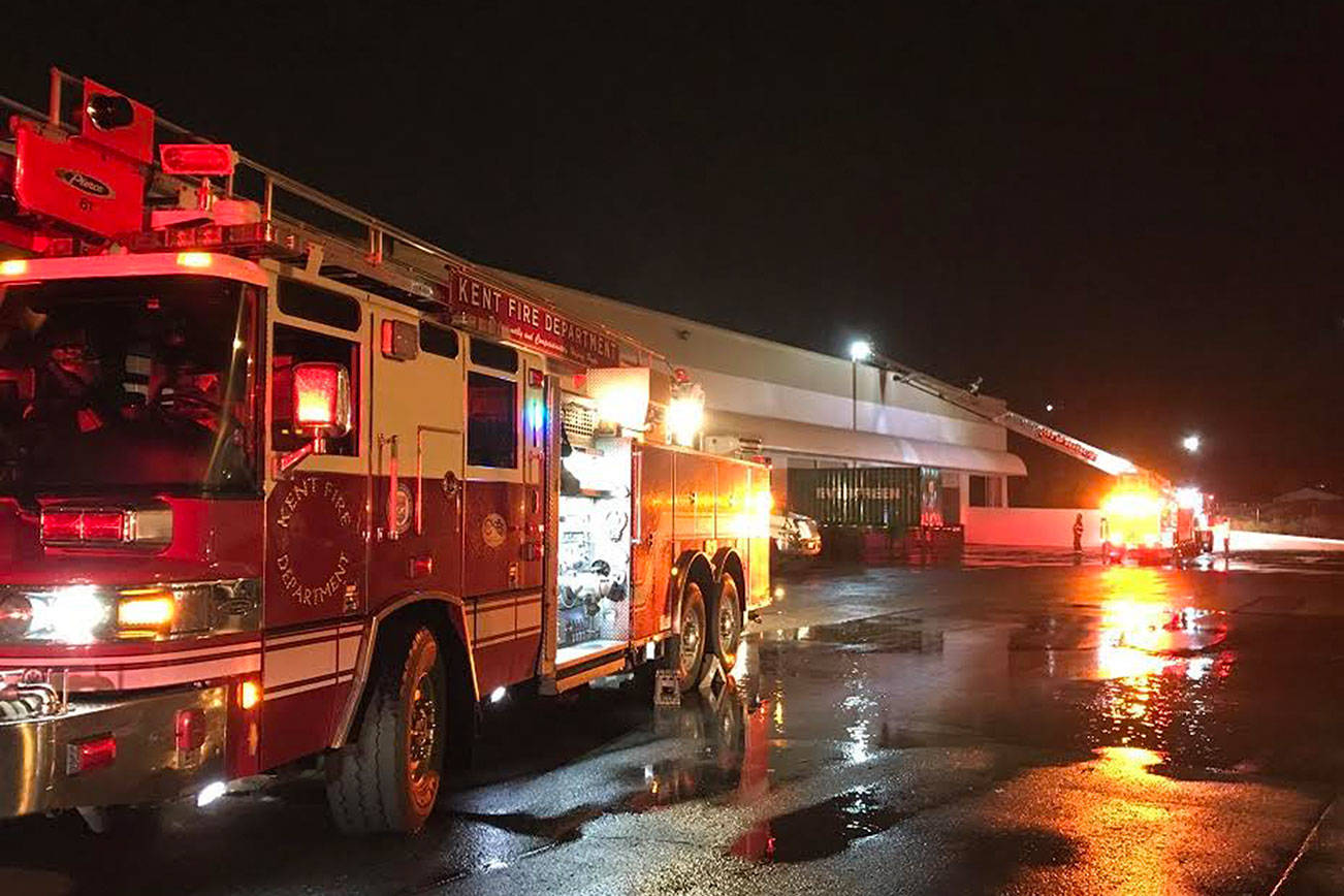 Officials respond to commercial fire