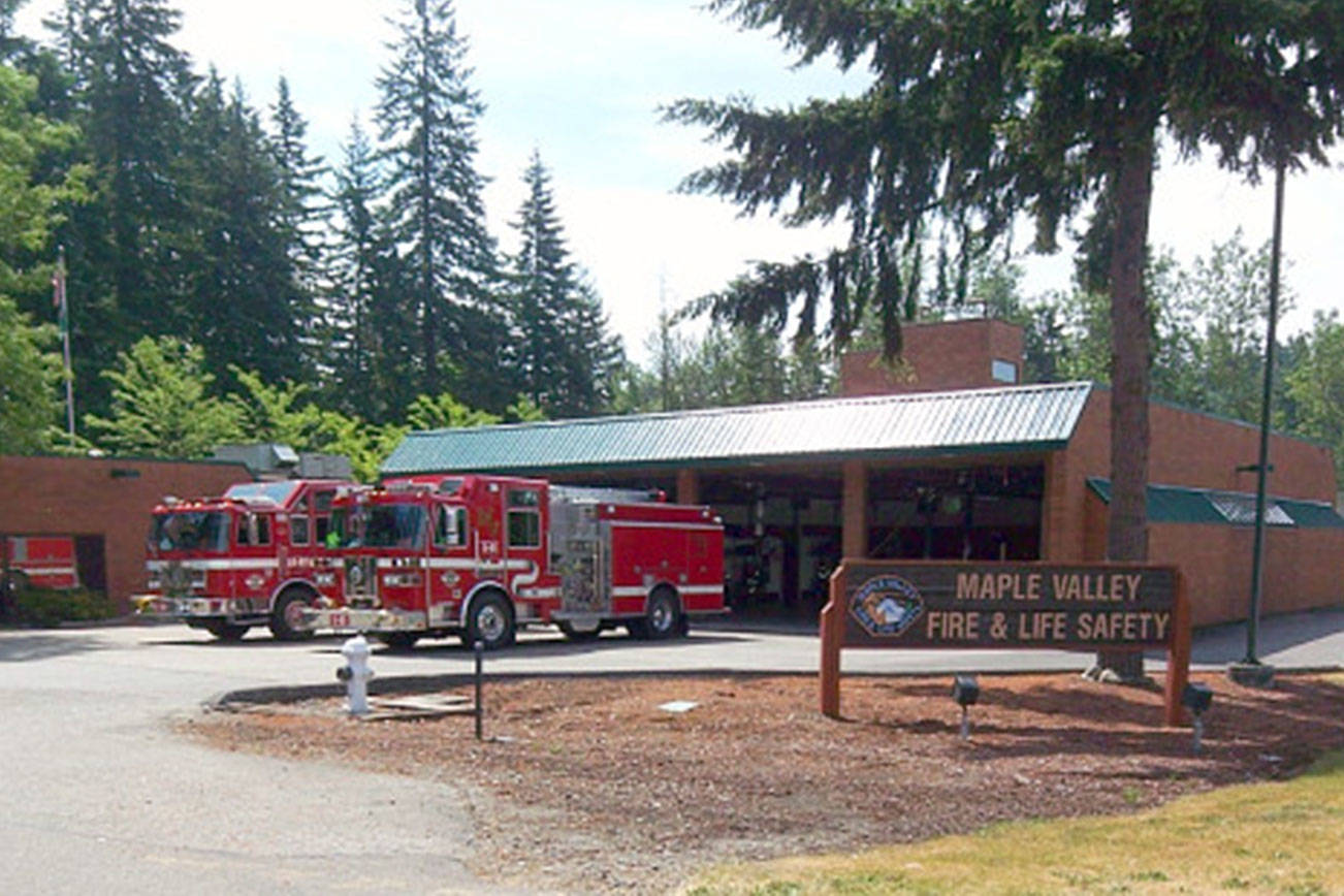 A file photo of the front of Maple Valley Fire Life and Safety. Puget Sound Regional Fire Authority also responded to the Covington house fire.