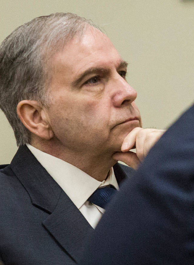 John Reed during his trial. (Andy Bronson / The Herald)