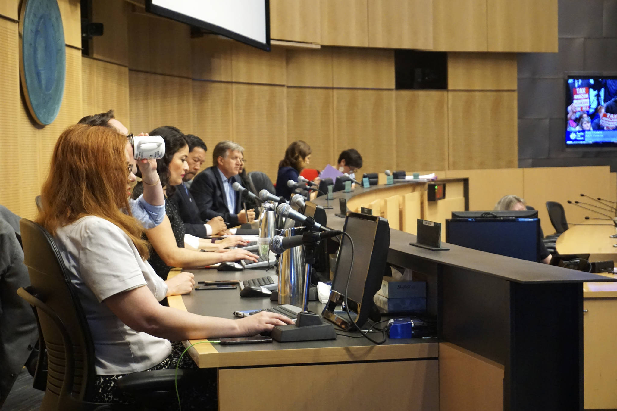 The Seattle City Council voted 7-2 in favor of the motion to repeal the head tax. Photo by Melissa Hellmann