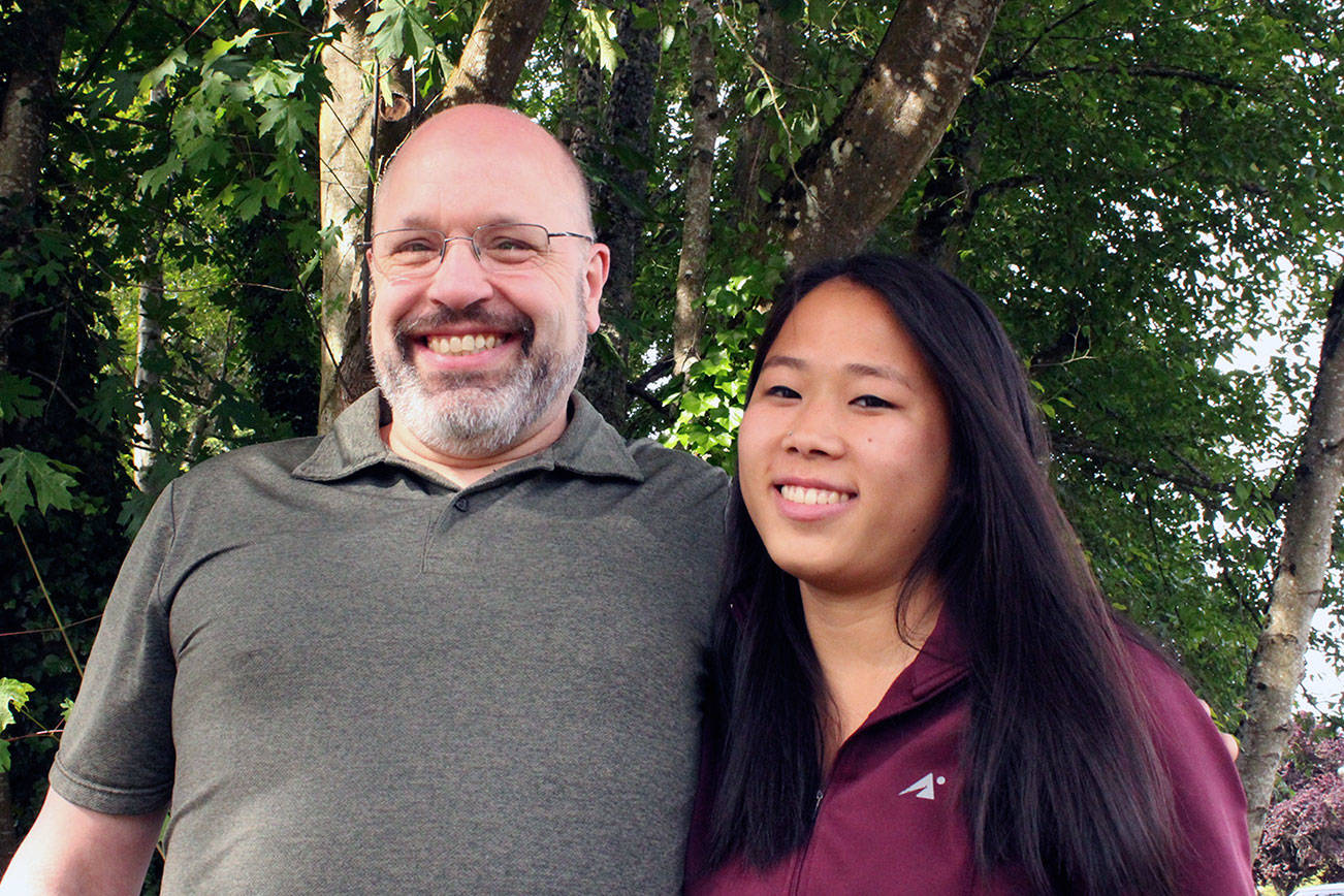 Father and daughter to graduate from Olympic College together, on Father’s Day
