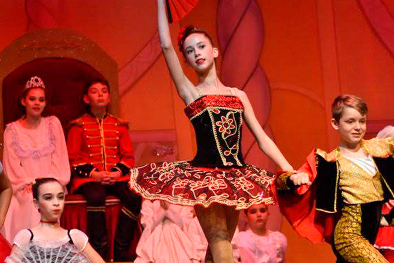 Claire Schlutt dances in the Nutcracker. Submitted photo
