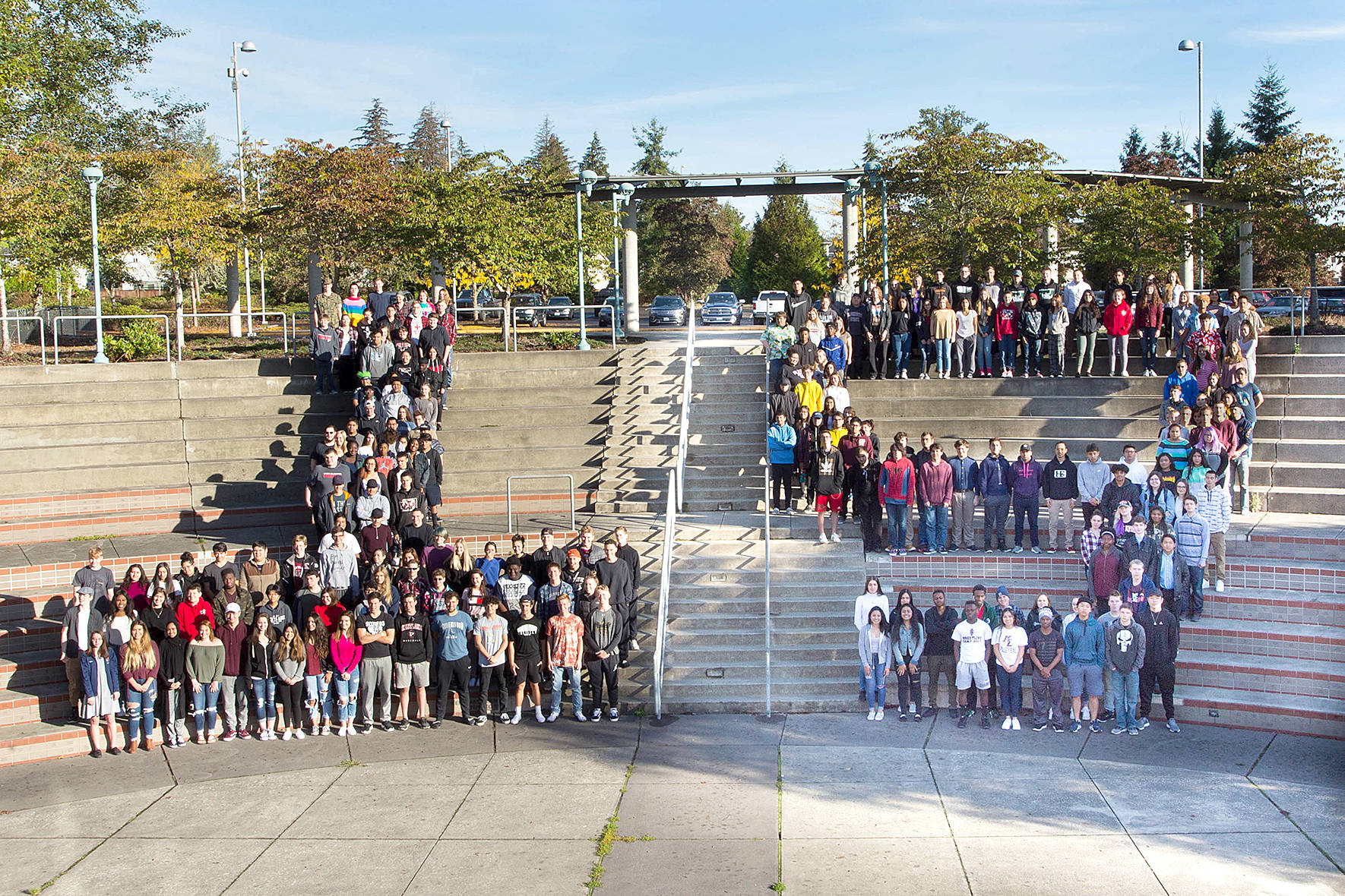 Photo courtesy of Kentlake High School.                                 Kentlake High School’s graduating class of 2019.