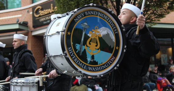 Photo courtesy of the City of Auburn
The Navy Band of the Northwest participated in the 2022 parade.