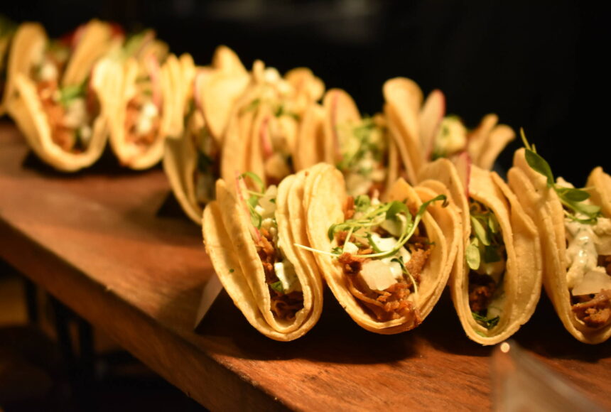 <p>Tacos from the Mariners Food Preview Event. Ben Ray / The Reporter</p>