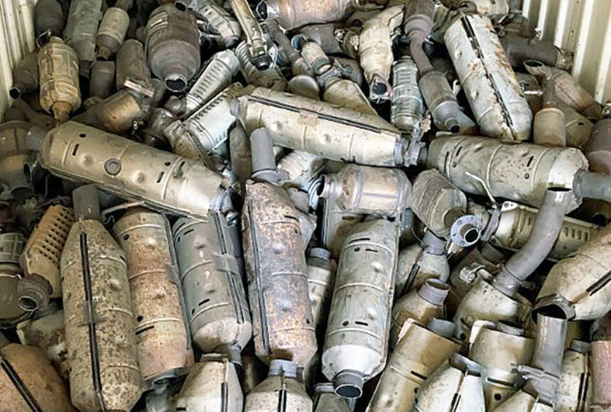 <p>Kent Police recovered nearly 800 catalytic converters in a 2021 bust. File photo</p>