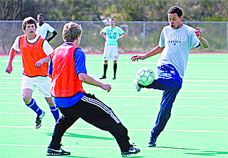 Kentlake's Drew Landram helped the Falcons advance to the playoffs last spring for the first time in school history. A senior
