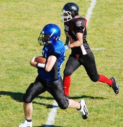 Rainier Christian lost its home opener to Taholah 36-14.