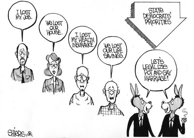 Cartoon by Fank SHiers