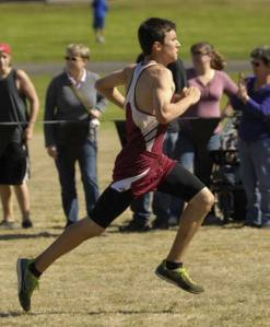 Kentlake senior Alexander Martinez runs in the hard course in Seaside
