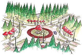 A roundabout is planned at the intersection of Southeast 248th Street and Witte Road.