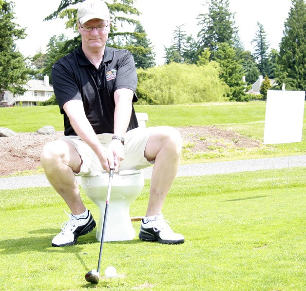 Kevin Patterson at the Wacky and Wild Golf Challenge.