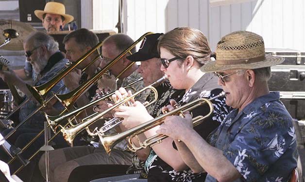 The Maple Valley Big Band performed at the Maple Valley Farmers Market