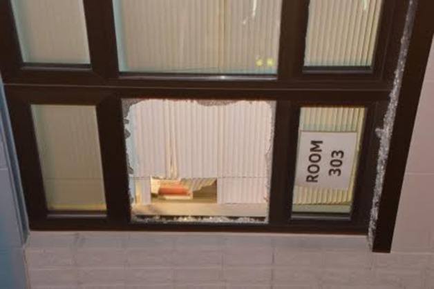 A classroom at Horizon Elementary was damaged by smoke and fire early in the morning of Jan. 18.