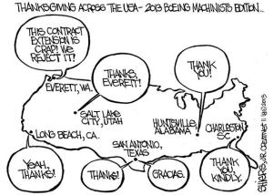 The editorial cartoon of the week by artist Frank Shiers.