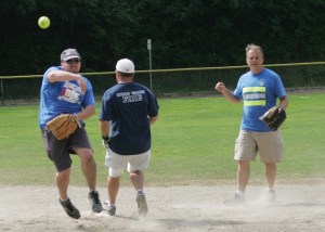 The 'Guns and Hoses' softball game between the Maple Valley Police Department and Maple Valley Fire and Life Safety at Lake Wilderness Park Sunday
