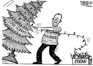 The editorial cartoon of the week by artist Frank Shiers.